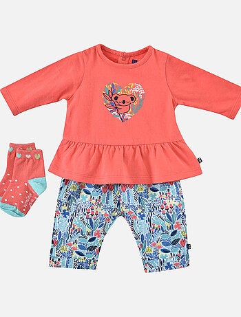 ENSEMBLE PANTALON NAISSANCE FILLE ESTELLE