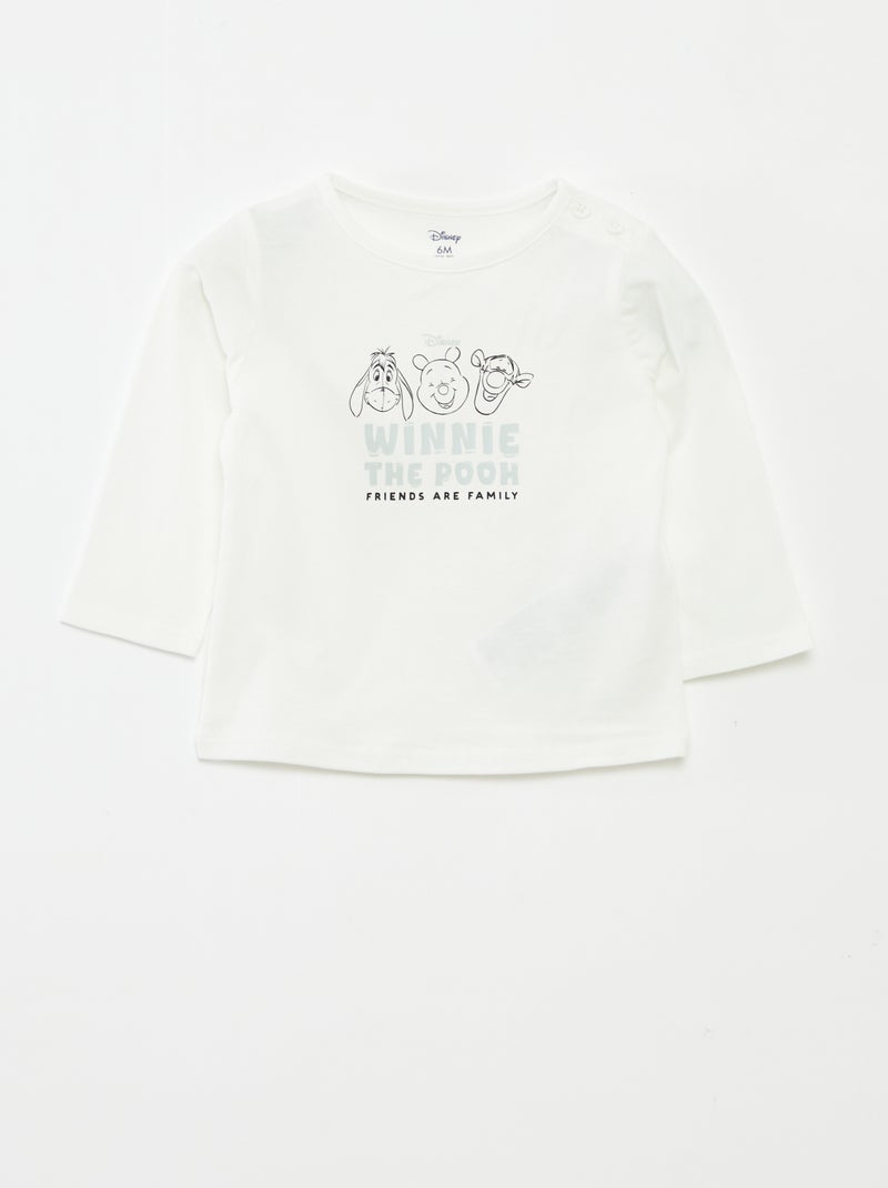 Ensemble pantalon + t-shirt + sweat à capuche 'Winnie' - 3 pièces Beige - Kiabi