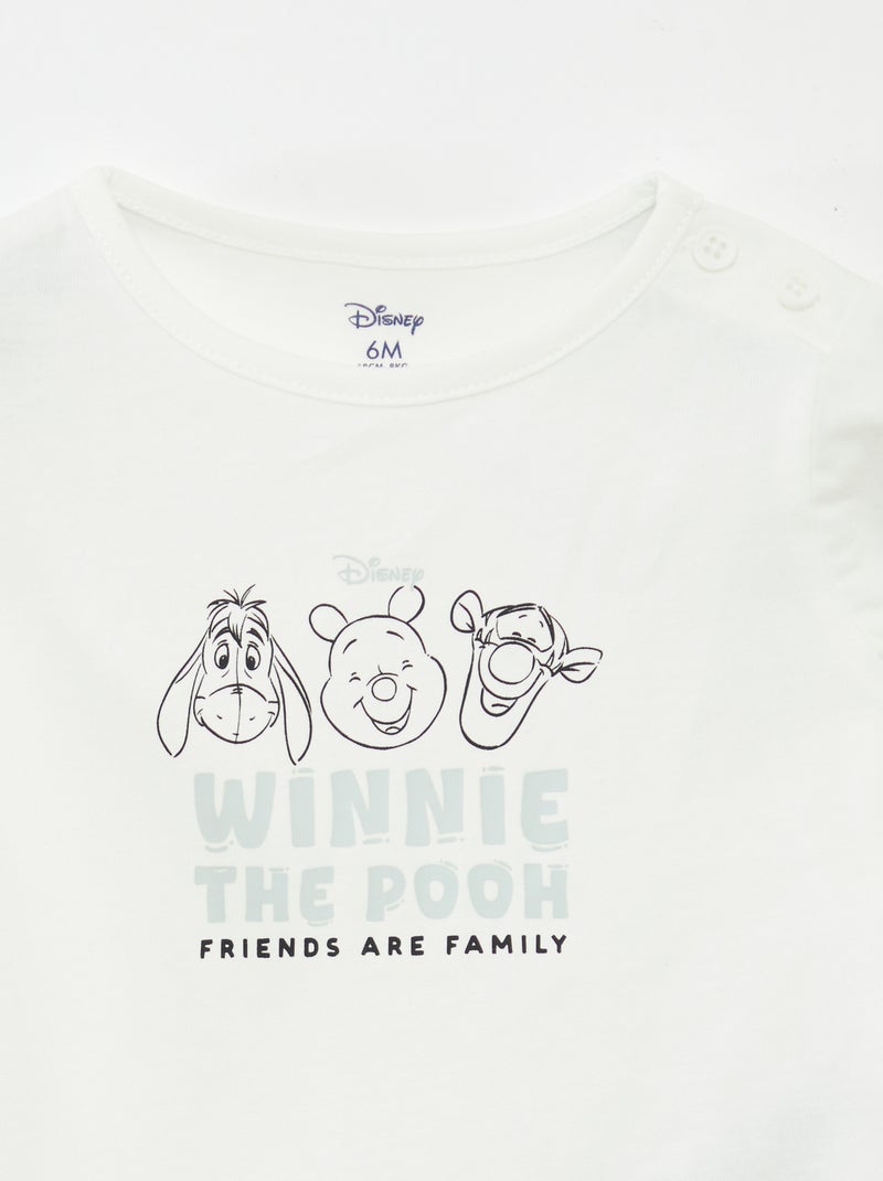 Ensemble pantalon + t-shirt + sweat à capuche 'Winnie' - 3 pièces Beige - Kiabi