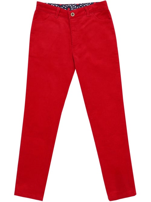 Ensemble   Pantalon Velours  & Blouse Fleurie - La Faute à Voltaire - Kiabi