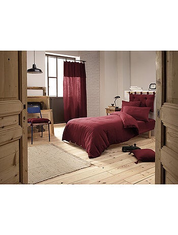 Ensemble parure 1 place + 1 taie - Flanelle chaude et douce - Candice