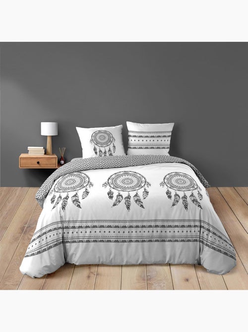 Ensemble parure de couette + drap housse - Coton - Indian dream - Kiabi Ensemble parure de couette + drap housse - Coton - Indian dream - Kiabi