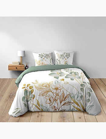 Ensemble parure de couette + drap housse - Coton - Lolita