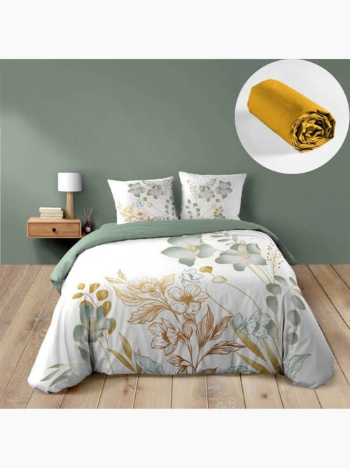 Ensemble parure de couette + drap housse - Coton - Lolita - Kiabi Ensemble parure de couette + drap housse - Coton - Lolita - Kiabi