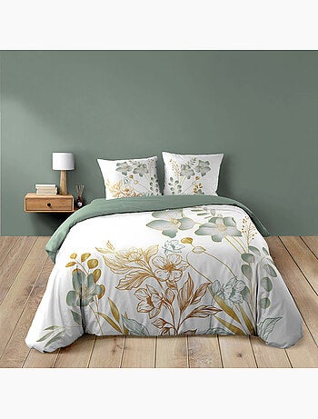 Ensemble parure de couette + drap housse - Coton - Lolita