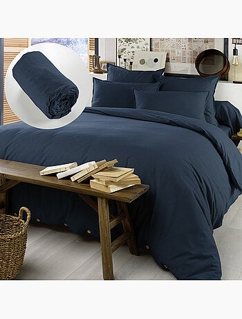 Ensemble Parure + Drap housse - Flanelle douce et chaude - Candice