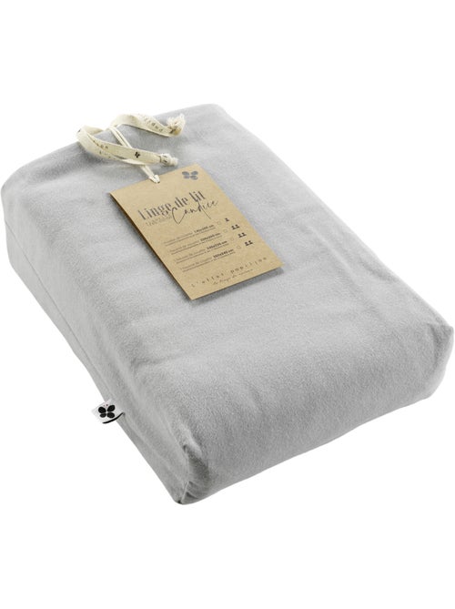 Ensemble Parure + Drap housse - Flanelle douce et chaude - Candice - Kiabi