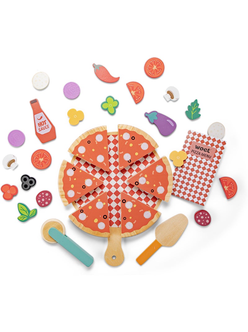 Ensemble pizza pour jouer Beige - Kiabi