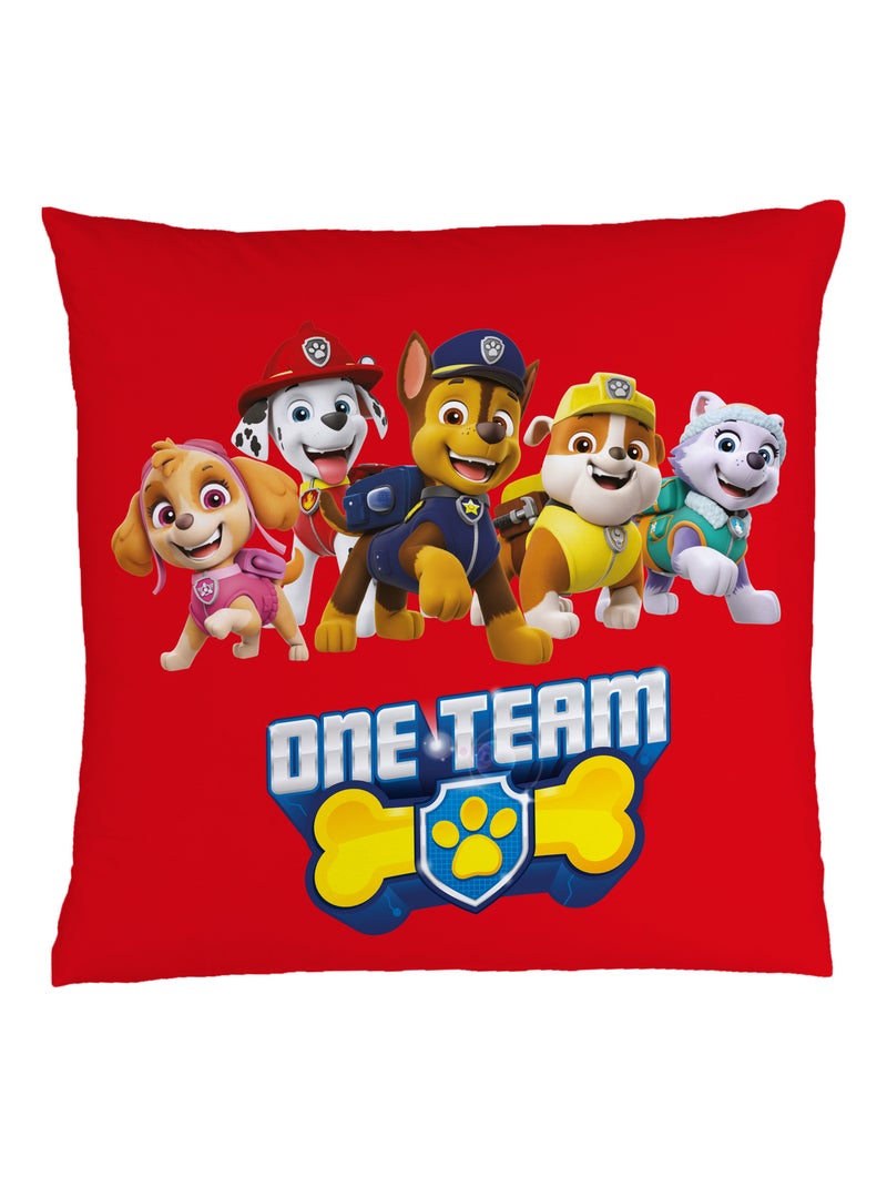 Ensemble Plaid et Coussin, PAT PATROUILLE READY FOR ACTION Bleu - Kiabi