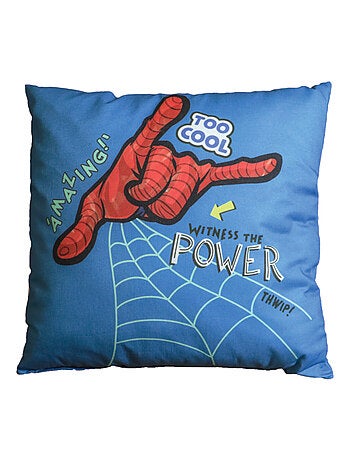 Ensemble Plaid et Coussin, SPIDERMAN HERO
