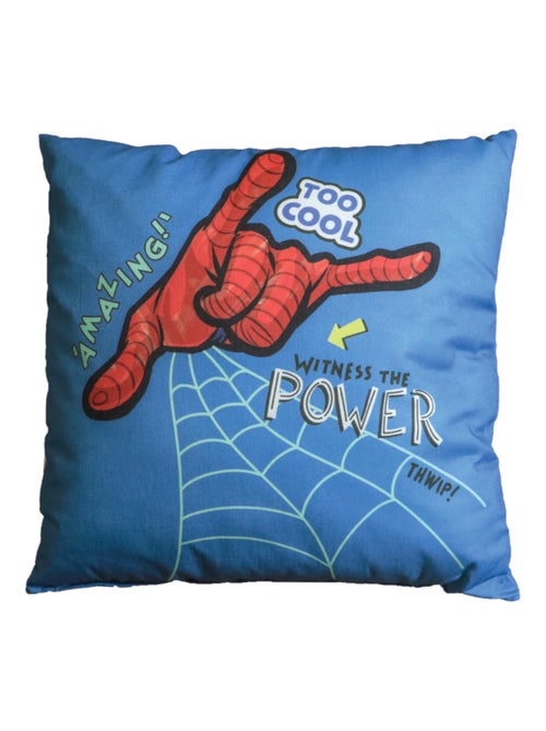 Ensemble Plaid et Coussin, SPIDERMAN HERO - Kiabi