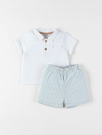 Ensemble Polo avec Short, Coton Noukie's
