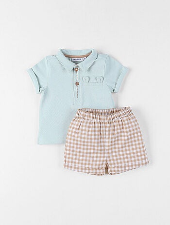 Ensemble Polo avec Short, Coton Noukie's
