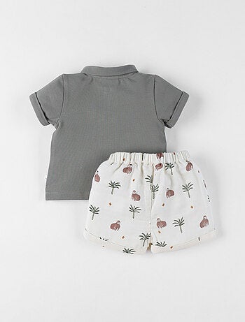 Ensemble Polo avec short, Coton Noukie's