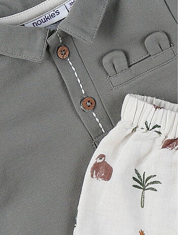 Ensemble Polo avec short, Coton Noukie's