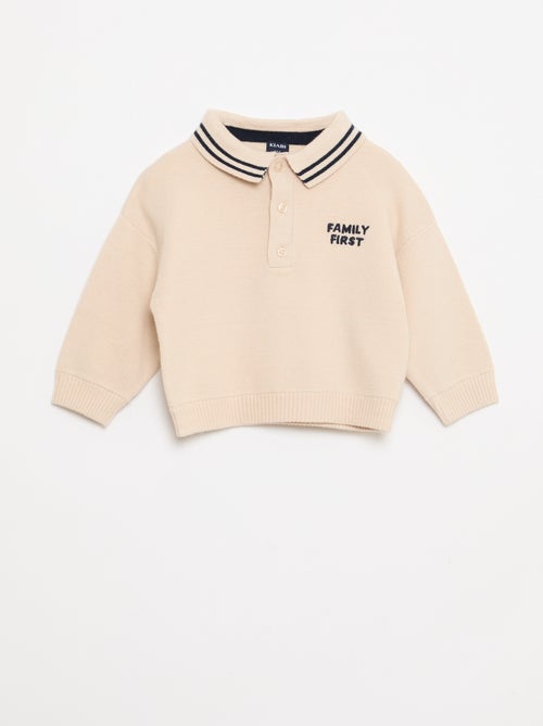 Ensemble polo chaud + pantalon - 2 pièces - Kiabi