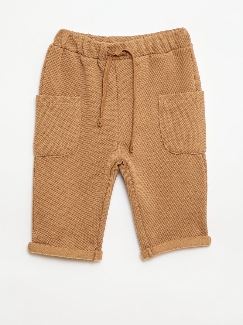 Ensemble polo + pantalon - 2 pièces Beige - Kiabi