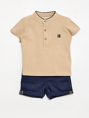 Ensemble polo + short - 2 pièces