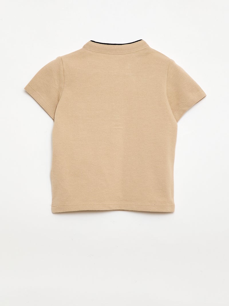 Ensemble polo + short - 2 pièces Beige - Kiabi