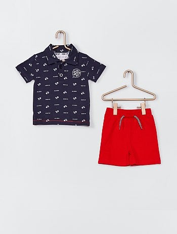 Ensemble polo + short