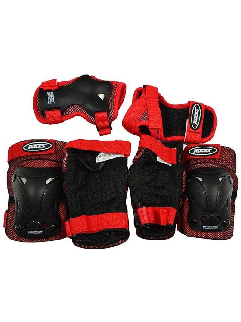 Ensemble protections roller - roces Rouge - Kiabi
