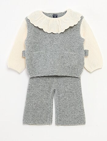 Ensemble pull 2 en 1 + legging