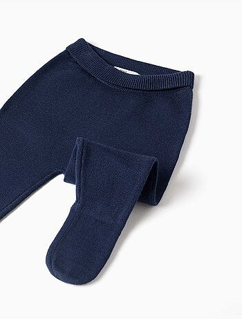 Ensemble pull et pantalon en maille avec jacquard