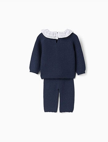 Ensemble pull et pantalon en maille