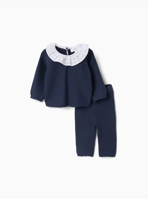 Ensemble pull et pantalon en maille - Kiabi