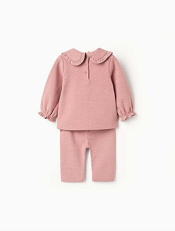 Ensemble pull et pantalon en maille