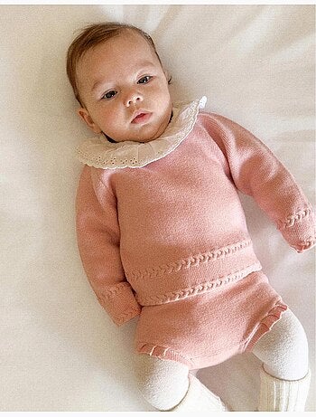 Ensemble pull et short en maille