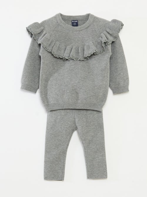 Ensemble pull + legging en maille - Kiabi Ensemble pull + legging en maille - Kiabi