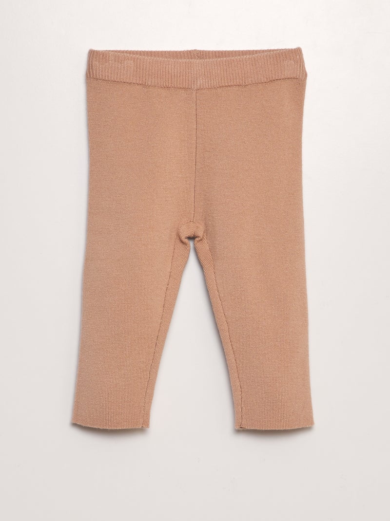 Ensemble pull + pantalon en maille compact - 2 pièces Rose - Kiabi