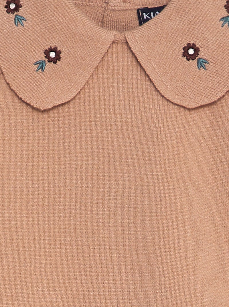 Ensemble pull + pantalon en maille compact - 2 pièces Rose - Kiabi