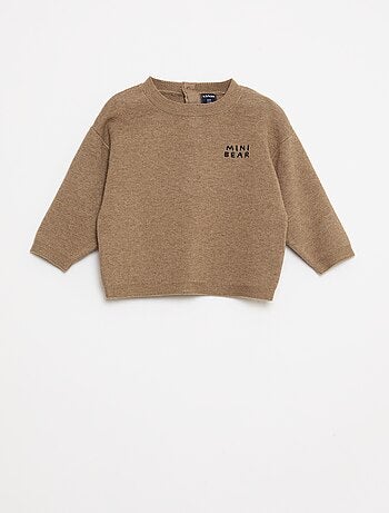 Ensemble pull + pantalon en maille