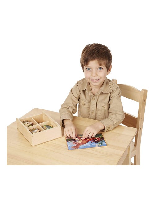 Ensemble puzzles dinosaures 12 pièces - Kiabi