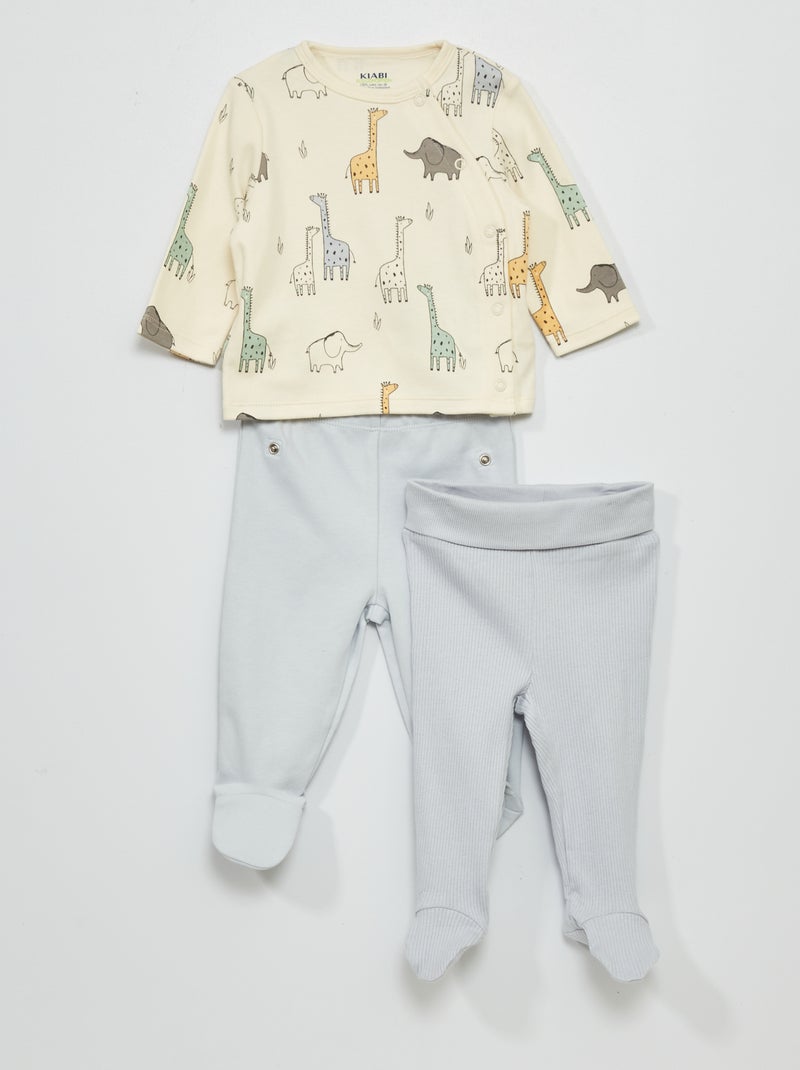 Ensemble pyjama - 2 pièces Blanc - Kiabi