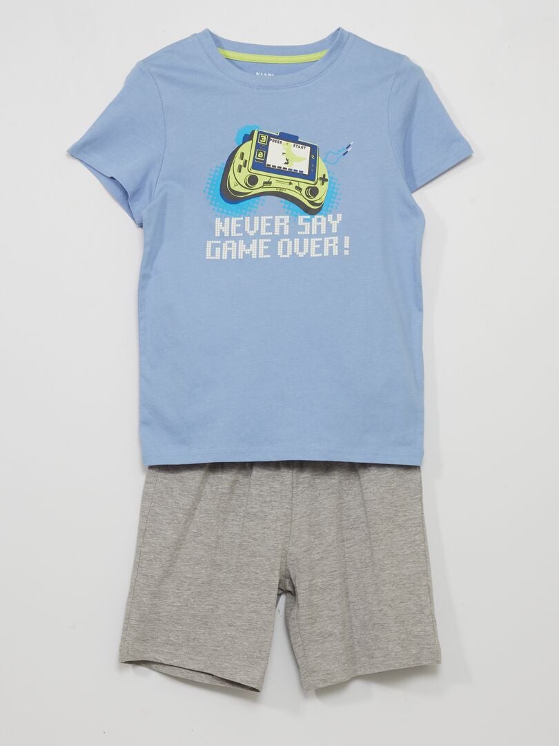 Ensemble pyjama - 2 pièces Bleu - Kiabi