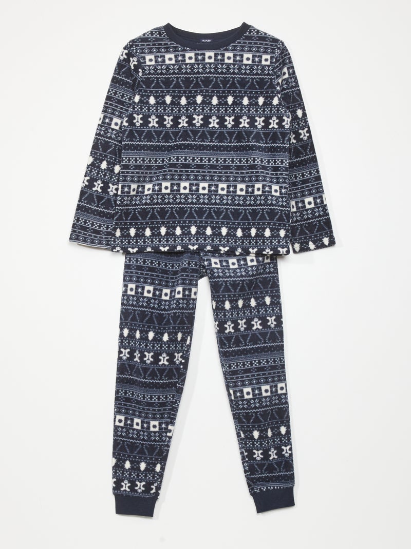 Ensemble pyjama - 2 pièces Marine - Kiabi
