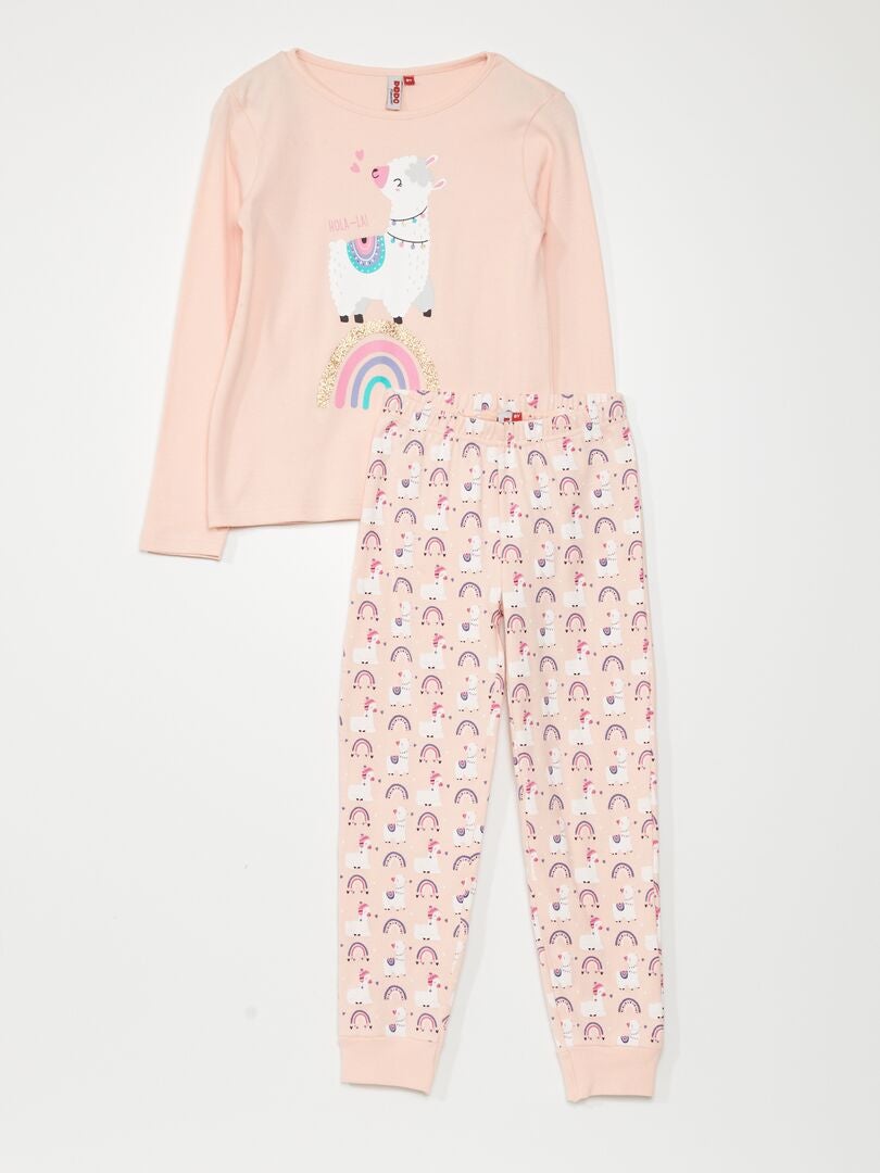 Ensemble pyjama 'Hello Kitty' - 2 pièces - Blanc - Kiabi - 20.00€