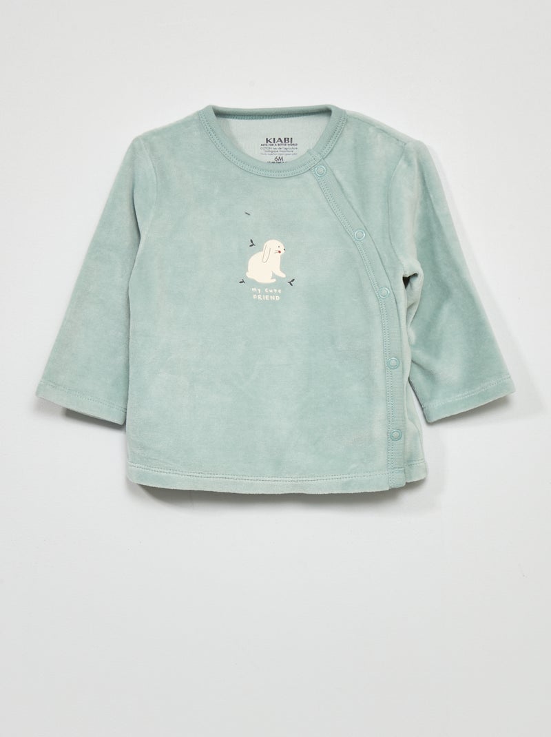 Ensemble pyjama - Mixte -  2 pièces Bleu - Kiabi