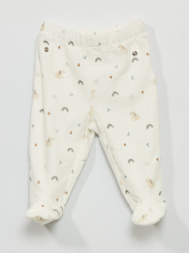 Ensemble pyjama - Mixte -  2 pièces Bleu - Kiabi