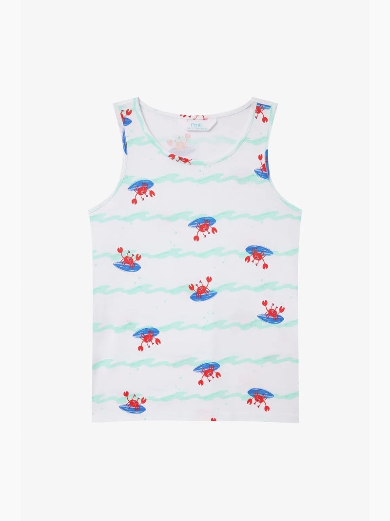 Ensemble pyjama 2-en-1 surf buddies penti Vert menthe - Kiabi
