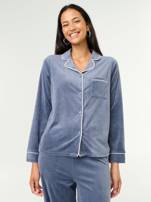 Ensemble pyjama 2 pièces - Chemisier + pantalon - Kiabi