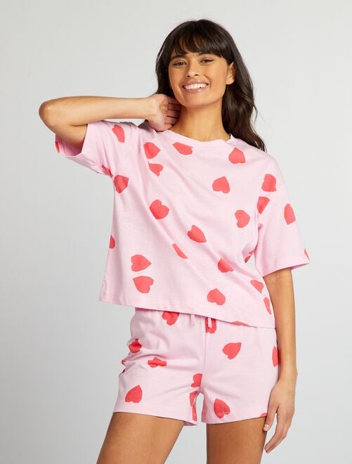 Ensemble pyjama 2 pièces - Short + t-shirt - Kiabi