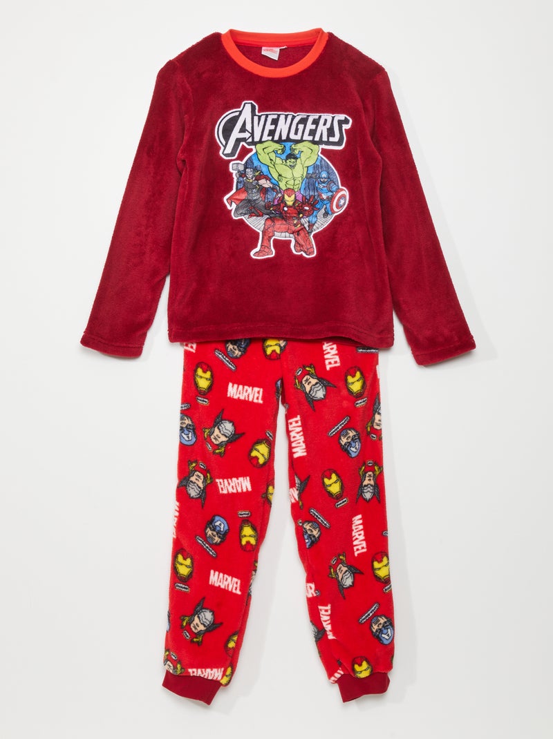Ensemble pyjama 'Avengers' 'Marvel' Rouge - Kiabi