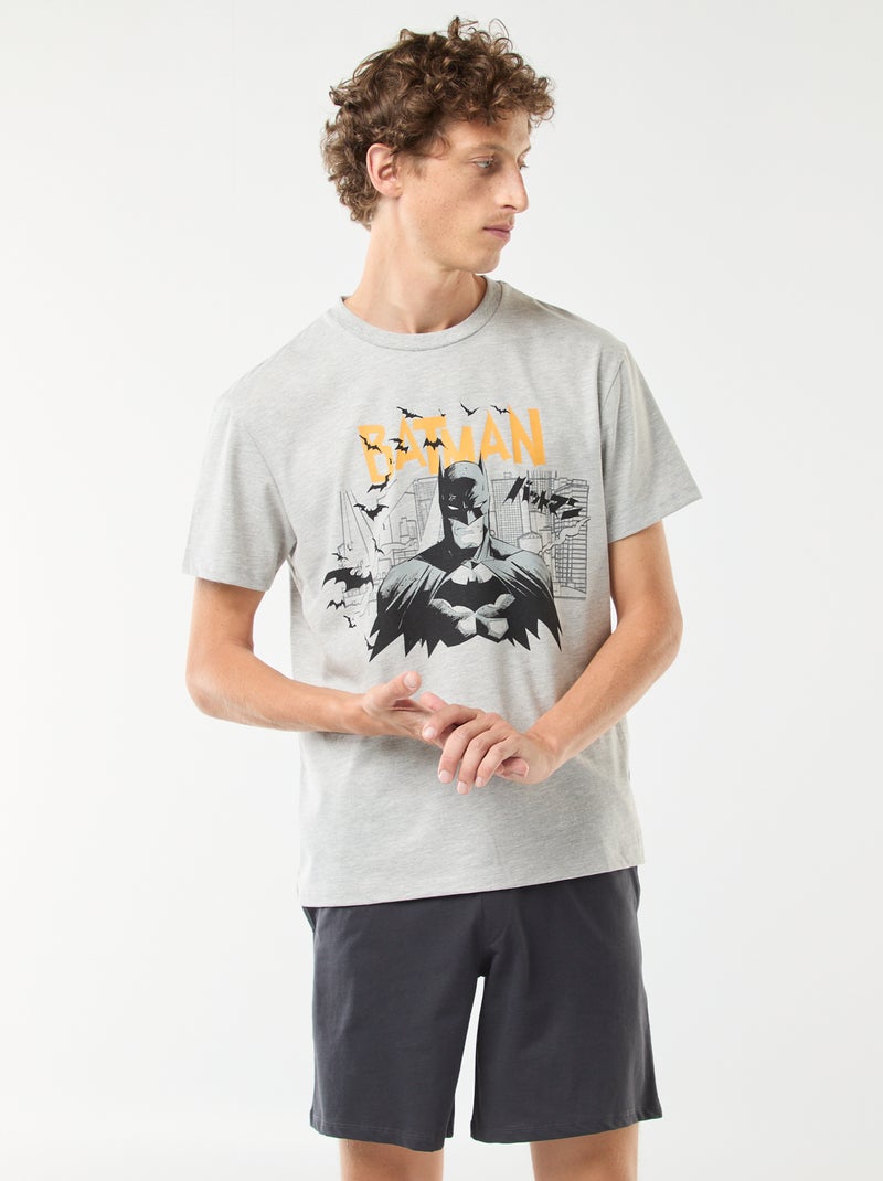 Ensemble pyjama 'Batman' - 2 pièces GRIS - Kiabi