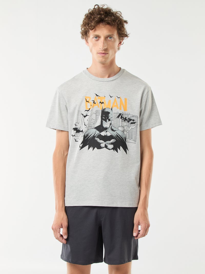 Ensemble pyjama 'Batman' - 2 pièces GRIS - Kiabi