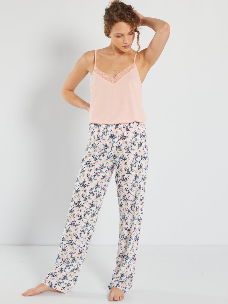 Ensemble pyjama BEIGE - Kiabi
