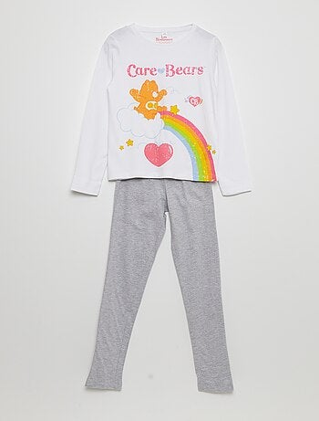 Ensemble pyjama 'Bisounours' t-shirt + pantalon - 2 pièces